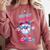 Respect The Drip Baseball Bat Sunglasses Mascot Comfort Colors Sweatshirt Orchid