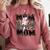 Retro Baseball Mom Mama Baseball Life Mother's Day Baseball Premium Tri-Blend Comfort Colors Sweatshirt Orchid