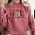 Retro Checkered Tired But Caffeinated Baseball Mom Leopard Comfort Colors Sweatshirt Orchid Retro Checkered Tired But Caffeinated Baseball Mom Leopard Comfort Colors Sweatshirt Orchid