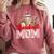 Retro Coffee Baseball Mama Mother's Day Baseball Mom Comfort Colors Sweatshirt Orchid Retro Coffee Baseball Mama Mother's Day Baseball Mom Comfort Colors Sweatshirt Orchid