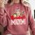 Retro Coffee Baseball Mama Mother's Day Baseball Mom Premium Comfort Colors Sweatshirt Orchid