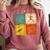 Retro Style Baseball Lover Playing Men Women Kids Baseball Comfort Colors Sweatshirt Orchid Retro Style Baseball Lover Playing Men Women Kids Baseball Comfort Colors Sweatshirt Orchid