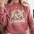 Safety Harbor Leviathans Retro Baseball Monster Comfort Colors Sweatshirt Orchid