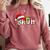 Santa Bruh Baseball Christmas Xmas Meme Pajamas Family Comfort Colors Sweatshirt Orchid Santa Bruh Baseball Christmas Xmas Meme Pajamas Family Comfort Colors Sweatshirt Orchid