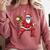 Santa Playing Baseball Baseball Lover Baseballer Xmas Comfort Colors Sweatshirt Orchid Santa Playing Baseball Baseball Lover Baseballer Xmas Comfort Colors Sweatshirt Orchid