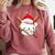 Santa Sports For Men Boys Christmas Baseball Player Comfort Colors Sweatshirt Orchid Santa Sports For Men Boys Christmas Baseball Player Comfort Colors Sweatshirt Orchid