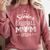 Senior Baseball Mom 2024 Class Of 2024 Graduation Comfort Colors Sweatshirt Orchid