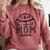 Senior Baseball Mom 2024 Comfort Colors Sweatshirt Orchid