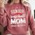 Senior Baseball Mom Class Of 2024 Baseball Senior Night Comfort Colors Sweatshirt Orchid