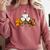 Shamrock Baseball Basketball Football St Patricks Day Comfort Colors Sweatshirt Orchid Shamrock Baseball Basketball Football St Patricks Day Comfort Colors Sweatshirt Orchid