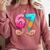 Six Seven 6-7 Baseball Ice Cream Drip 67 Meme Hands Comfort Colors Sweatshirt Orchid