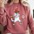 Six Seven 67 Baseball Cat Birthday Men Kids Boys Comfort Colors Sweatshirt Orchid Six Seven 67 Baseball Cat Birthday Men Kids Boys Comfort Colors Sweatshirt Orchid
