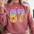 Six Seven Baseball Drip Comfort Colors Sweatshirt Orchid Six Seven Baseball Drip Comfort Colors Sweatshirt Orchid