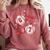 Six Seven Baseball Lover Sports Red Heart Bow Valentine Girl Comfort Colors Sweatshirt Orchid