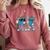 Six Seven Bruh Baseball 67 Meme For Men Boy Kids Comfort Colors Sweatshirt Orchid