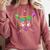 Six Seven Mardi Gras Baseball Sports Party Comfort Colors Sweatshirt Orchid Six Seven Mardi Gras Baseball Sports Party Comfort Colors Sweatshirt Orchid