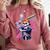 Skeleton Baseball Drip Boy Youth Dripping Baseball Halloween Comfort Colors Sweatshirt Orchid