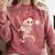 Skeleton Batting Baseball Halloween Boys Men Kids Comfort Colors Sweatshirt Orchid Skeleton Batting Baseball Halloween Boys Men Kids Comfort Colors Sweatshirt Orchid