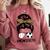 Soccer Baseball Mom Of Both Messy Bun Leopard Mother's Day Comfort Colors Sweatshirt Orchid Soccer Baseball Mom Of Both Messy Bun Leopard Mother's Day Comfort Colors Sweatshirt Orchid