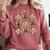 Soccer Bow Game Day Baseball Coquette Bow Women Girls Comfort Colors Sweatshirt Orchid Soccer Bow Game Day Baseball Coquette Bow Women Girls Comfort Colors Sweatshirt Orchid