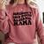 Somebody's Loud Mouth Baseball Mama Baseball Mom Comfort Colors Sweatshirt Orchid
