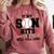 If My Son Hits I Will Yell Loud Baseball Mom Comfort Colors Sweatshirt Orchid