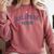 Spring 2024 Season Cute Baseball Mom Ballpark Mama Comfort Colors Sweatshirt Orchid