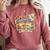 Spring Training 2026 Retro Postcard Baseball Premium Tri-Blend Comfort Colors Sweatshirt Orchid