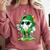 St Patrick Day Baseball Drip Ice Cream Men Boys Kids Comfort Colors Sweatshirt Orchid