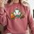 St Patricks Day Shamrock Sports Baseball Basketball Football Comfort Colors Sweatshirt Orchid