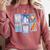 Stamps Coquette Bow Baseball Kids Youth Girls Baseball Mom Comfort Colors Sweatshirt Orchid Stamps Coquette Bow Baseball Kids Youth Girls Baseball Mom Comfort Colors Sweatshirt Orchid