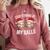 Stop Staring At My Balls Comedy Christmas Baseball Comfort Colors Sweatshirt Orchid