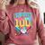 I Survived 100 Days Of School Baseball Drip Students Teacher Comfort Colors Sweatshirt Orchid I Survived 100 Days Of School Baseball Drip Students Teacher Comfort Colors Sweatshirt Orchid