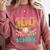 I Survived 100 Days Of School Baseball Ice Cream Drip Comfort Colors Sweatshirt Orchid