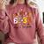 I Survived 6733 Days Baseball Football Softball 3rd Grade Comfort Colors Sweatshirt Orchid