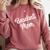 AS Tees Baseball Mom Mama Mommy Mother Comfort Colors Sweatshirt Orchid