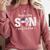 Thats My Son Out There For a Dominican Baseball Mom Comfort Colors Sweatshirt Orchid Thats My Son Out There For a Dominican Baseball Mom Comfort Colors Sweatshirt Orchid