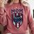 USA Mum Mother's Day Baseball Mom Comfort Colors Sweatshirt Orchid USA Mum Mother's Day Baseball Mom Comfort Colors Sweatshirt Orchid