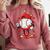 Valentine Baseball Drip Ice Cream Youth Boys Couples Comfort Colors Sweatshirt Orchid
