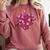 Valentine's Day Baseball Heart Softball Player Sports Lover Comfort Colors Sweatshirt Orchid Valentine's Day Baseball Heart Softball Player Sports Lover Comfort Colors Sweatshirt Orchid