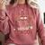 Women's 100 Days Of School Boys Kids Baseball Comfort Colors Sweatshirt Orchid