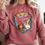Womens Baseball Mom Mama Mother's In My Baseball Mom Era Comfort Colors Sweatshirt Orchid Womens Baseball Mom Mama Mother's In My Baseball Mom Era Comfort Colors Sweatshirt Orchid