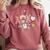 XOXO Physical Education Valentines Day Baseball Football Men Comfort Colors Sweatshirt Orchid