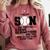 Yes Son Has Practice a Game Baseball Mom Comfort Colors Sweatshirt Orchid