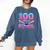 100 Days Of School Baseball Dripping Ice Cream 100th Day Comfort Colors Sweatshirt Blue Jean 100 Days Of School Baseball Dripping Ice Cream 100th Day Comfort Colors Sweatshirt Blue Jean
