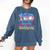 100 Days Of School Baseball Ice Cream For Boy Girl Kids Comfort Colors Sweatshirt Blue Jean