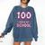 100 Days Of School Baseball Ice Cream Drip 100th Day Boys Comfort Colors Sweatshirt Blue Jean