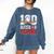100 Days Of School Baseball 100 Days Smarter Boys Student Comfort Colors Sweatshirt Blue Jean