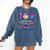 100 Days Of School Baseball Sports Drip Graphic Comfort Colors Sweatshirt Blue Jean 100 Days Of School Baseball Sports Drip Graphic Comfort Colors Sweatshirt Blue Jean
