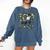 100 Days Of School Camo Baseball Camouflage For Kids Comfort Colors Sweatshirt Blue Jean